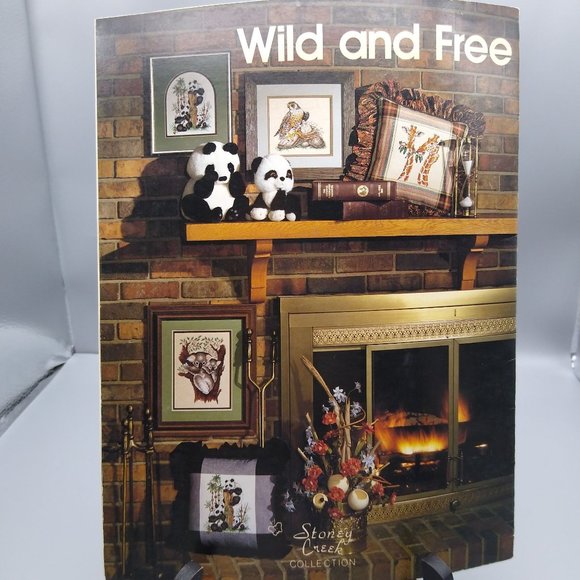 Vintage Cross Stitch Patterns, Wild and Free, 1985 Stoney Creek Collection Book - Picture 2 of 2